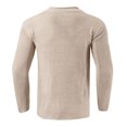thumbnail image 5 of Vedolay Pullover Sweaters for Men Vintage Sweatshirt Male Pullover Tops Khaki,XL, 5 of 5