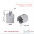 thumbnail image 2 of Adaptador de Trípode de Infrarrojo Hembra de 5/8 A Macho de 1/4 Adaptador de Infrarrojos para Trípode de Cámara, 2 of 7