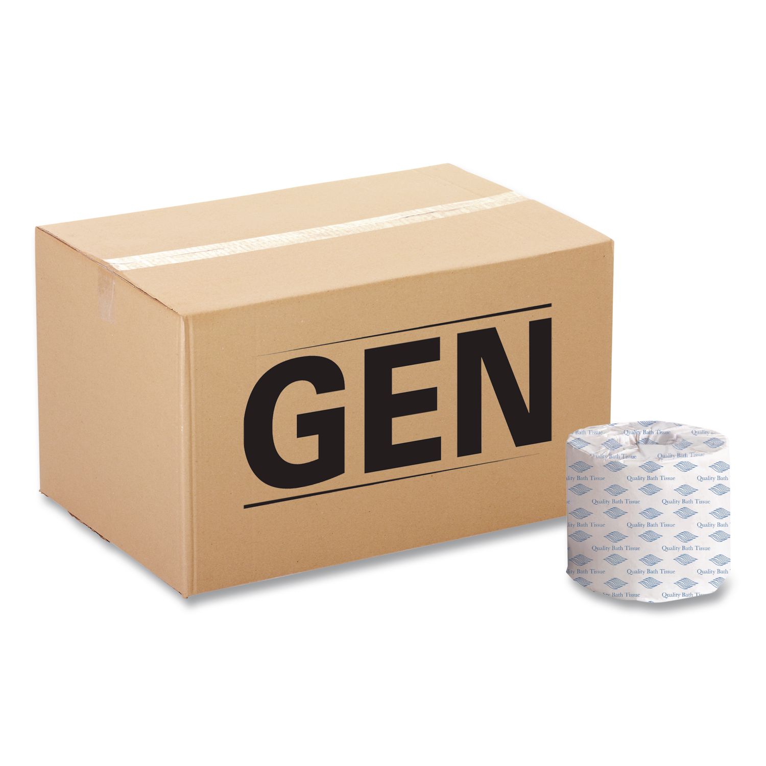 GEN Standard Toilet Paper, 2-Ply, 96 Rolls photo 1
