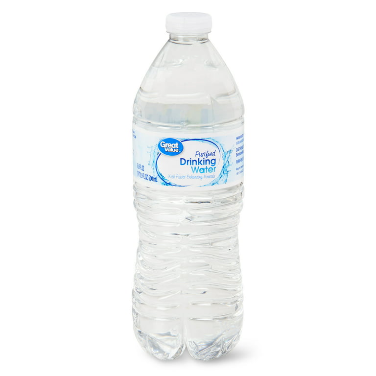 Water bottle. Large bottle of purified drinking water on white