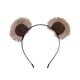 thumbnail image 1 of Diadema de oso para mujer, ideal para lavarse la cara o para el cabello. Diadema de terciopelo suave, accesorios para el cabello al por mayor para mujer. Diadema de peluche elegante., 1 of 6