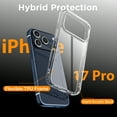 thumbnail image 2 of AICase Clear Case For iPhone 17 Pro Clear Shockproof Slim Rugged Bumper Cover, 2 of 10
