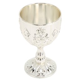Natudeco Gobelet à Vin Nordique En Acier Inoxydable, Tasse à Liqueur De Vin En Relief, Gobelet En Cuivre, Calice, Tasse à Bière Rétro, Coque En Résine, gobelet à calice vintage
