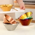 thumbnail image 4 of YAOMOBB Rice Bowl Double Layer Stainless Steel Ramen Noodle Bowl Anti scald Food Grade Tableware with Hammer Pattern Perfect for Rice Salad Soup and Snacks, 4 of 6