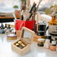 thumbnail image 2 of EeaseCA 1 Pc Simple Maple Melody Box Desktop Music Box Decoration for Gift (Wood Color), 2 of 8