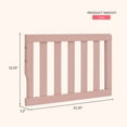 thumbnail image 3 of Dream On Me Universal Convertible Crib Toddler Guard Rail, Dusty Pink, 3 of 5