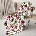 thumbnail image 3 of Sikiie Halloween Mouth Cozy Flannel Fleece Throw Blanket: Lightweight & Thick for All Seasons - Perfect for Women, Men, & Kids"60"x50", 3 of 6
