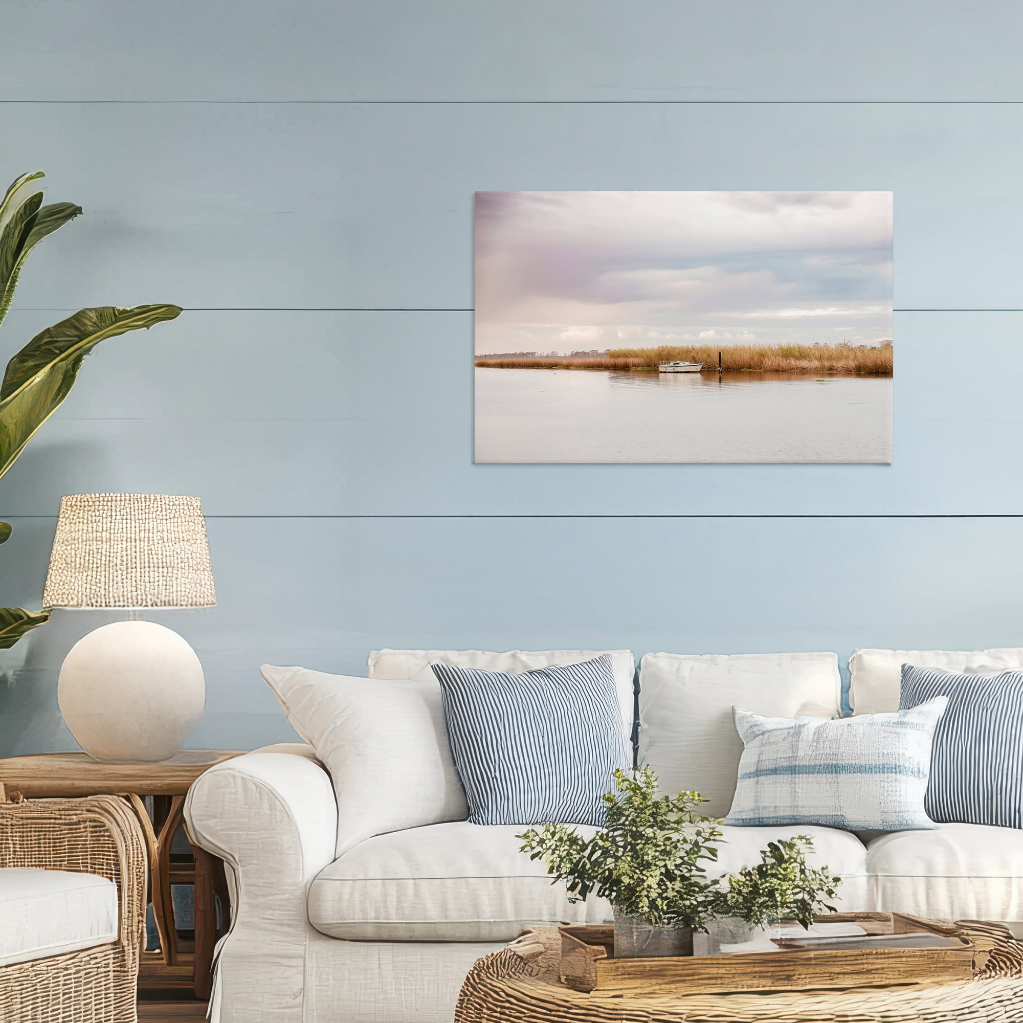 Stupell Industries Magical Mooring Landscape Canvas Wall Art, design by Christy Berry