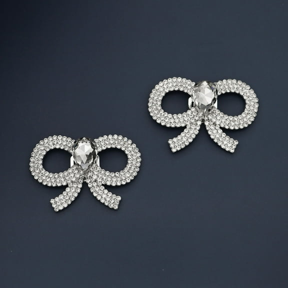 Milisten Elegant Rhinestone Shoe Clips for Shoes 1 Pair