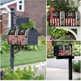 250 Year American Anniversary Flag Mailbox Covers Magnetic, Black USA ...