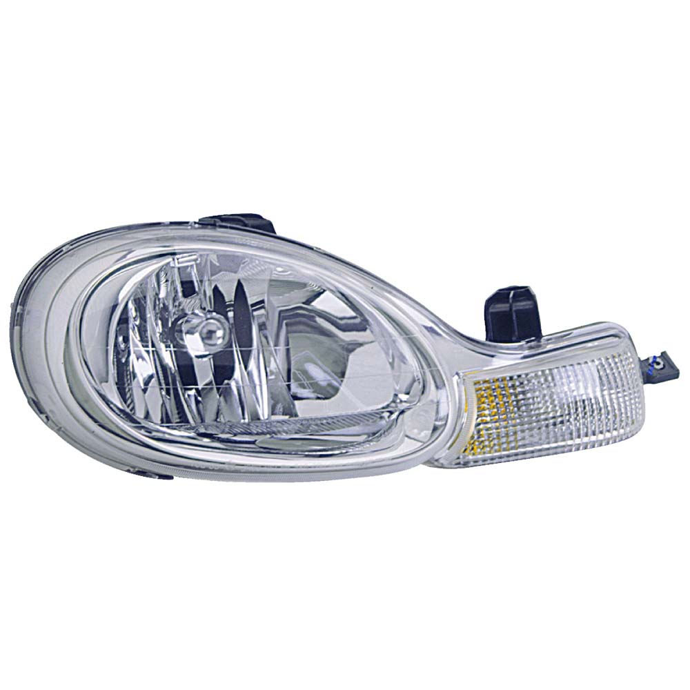 Left Driver Side Headlight Assembly For 2006-2007 Dodge Charger - Halogen, Includes Bulbs