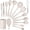 Khaki, variant on Kitchn Utnsils St, 15-Pic Silicon Cooking Utnsils with Holdr, Non-stick Cookwar Frindly & Hat Rsistant, Includs Ladl Spatula Spoon Slottd Turnr for Cooking & Baking (Khaki)