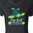 thumbnail image 4 of Inktastic Key West, Florida Happy Sea Turtle Women's T-Shirt, 4 of 5