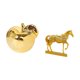 thumbnail image 5 of Escultura de fruta, estatua decorativa, figura de caballo, adorno de resina, escultura de caballo de cerámica, diseño realista, adecuada para escritor, 5 of 8