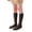 Black, variant on Tigivemen Girls Knee High Socks School Uniform Sock Long Seamless Toe Kids Socks