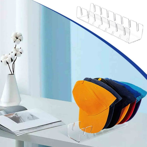 EARKITY Hat Stand, Hat Organizer, Hat Racks, Hat Storage for Baseball Caps, No-Install Cap Holder for Display and Storage - Holds 7 Caps, Perfect for Bedroom, Closet, or Dresser