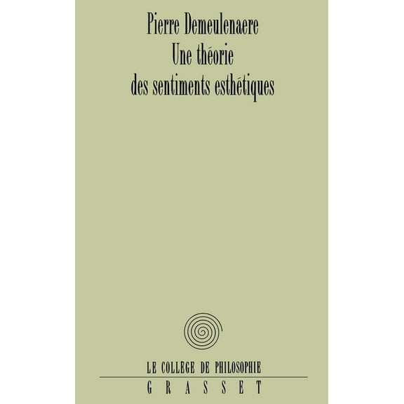 ThÃ©orie des sentiments esthÃ©tiques, (Paperback)