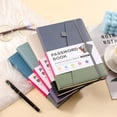 thumbnail image 2 of Musbetu Carnet de Mots de Passe avec Onglets Alphabétiques Colorés Couverture Rigide Carnet de Mots de Passe pour Internet Adresses de Site Web Carnet pour Maison Bureau, 2 of 7