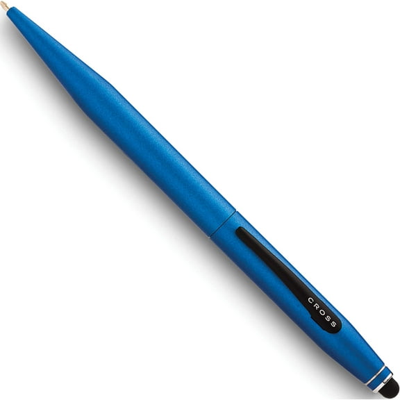 Fashion Tech2 Metallic Blue Ballpoint Pen And Stylus Made In China gm14308