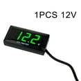 thumbnail image 1 of DC 12V LED Digital Monitor Volt Meter Display Battery Gauge Voltage Caravan/Car green, 1 of 9