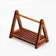 thumbnail image 3 of Mosiee :12 Dollhouse Miniature Wooden Bread Rack Cake Shelf Storage Box Basket, 3 of 6