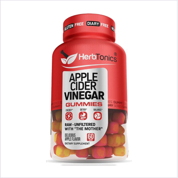 Apple Cider Vinegar Gummy with Mother Unfiltered ACV Gummies Tasty