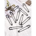 thumbnail image 7 of Bleiou 50 Pcs Large Safety Pins 4" Heavy Duty Extra Large Safety Pins, Black, 7 of 7