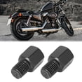thumbnail image 2 of 2pcs 8mm RH to 10mm RH Black Metal Rearview Mirrors Adapter Bolt Screw for Motorcycle, 2 of 7