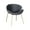 Grey, variant on Soft Velvet Home Lounge Chair - Padded Seat And Chic Appearance In /pink For Home, Office, Dining Ergonomic Design With Metal Legs Blue