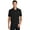 Black, variant on Port Authority K497 Mens Poly Charcoal Blend Pique Polo T-Shirt, Red - Small