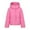 Pink, variant on Warm Trench Coat For Women Casual Colored Long-sleeved Hooded Black Fall/Winter Outerwear Coats (XL)