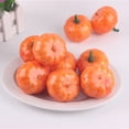thumbnail image 6 of Halloween 8 Pack Mini Pumpkin Decoration, Small Faux Pumpkins for Fall Harvest Table Scatter Display yellow, 6 of 6