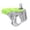 Green, variant on 3-Layer Water Activated Evaporative Dog Cooling Vest Breathable Sun Protection Adjustable Harness Vest with D-Ring for Small Medium Large Dogs Summer Outdoor Walking(Green-S)