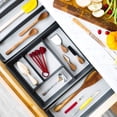 thumbnail image 4 of madesmart 4 Compartment Drawer Organizer, Multi Purpose Storage for Utensils, Office Tools, Cords, & Small Household Items, Tech Accessories, Arts & Crafts Supplies, Non Slip Lining, Granite, 4 of 5