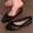 Black, variant on Women's Mesh Polka Dots Ballet Flats Fashion Mesh Pointed Toe on Flat Shoes Dressy Comfortable Casual Ballerina Shoes for Wedding Work(Black,9.5)