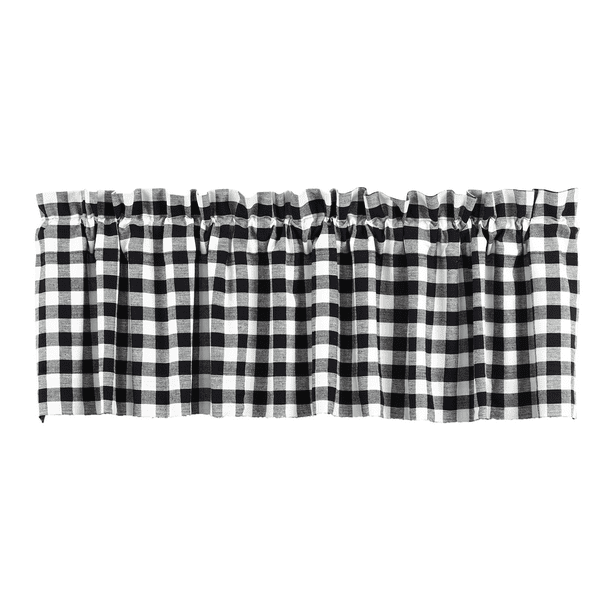 Buffalo Black Check Valance 16x72