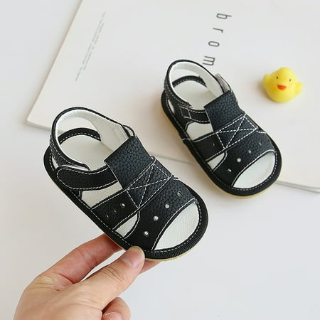 

Toyella Baby toddler shoes with soft sole Black 18