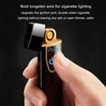 thumbnail image 6 of Vacemry under $5 Touch Lighter, Touch Sensing Plasma Lighter, USB Rechargeable Windproof Arc Ignition, Black Metal Cylinder Design, Outdoor Indoor Fire Starter for Camping, 6 of 7