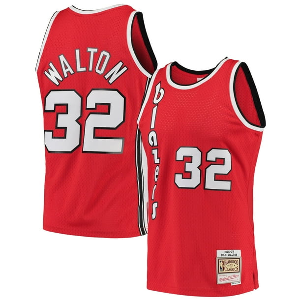 Bill Walton Portland Trail Blazers Mitchell & Ness 1976-77 ...