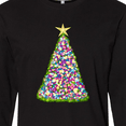 thumbnail image 4 of Inktastic Christmas Tree of Lights Long Sleeve T-Shirt, 4 of 5