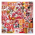 thumbnail image 2 of Paquete de pegatinas de los Kansas City Chiefs Football Anime, 50 unidades, 2 of 5