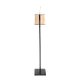 thumbnail image 5 of Lumisource Arturo Contemporary Floor Lamp in Black Wood and Black Steel with Rattan Shade, 5 of 7