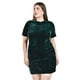 thumbnail image 4 of Vestido corto de terciopelo Roman Fashion /Tallas Extras 0046 (Verde botella) verde oscuro 40, 4 of 6