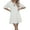 White, variant on Women Sparkly Sequin Baby Doll Dress Short Sleeve Flowy Glitter Shinny Tunic Mini Dresses Party Concert Clubwear Dress