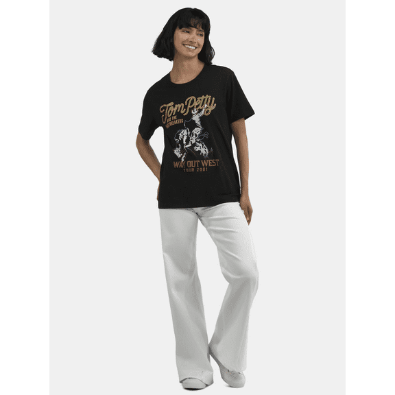 Tom Petty The Heartbreakers Way Out West Tour 2001 Graphic Tee