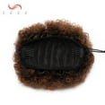 thumbnail image 3 of SEGO Short Afro Curly Puff Ponytail Synthetic Hair Extensions Fluffy Synthetic Drawstring Hair Bun Messy Updo Hairpiece for Women, 3 of 7