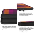 thumbnail image 5 of Bingfone Purple Yellow Buffalo Plaid Laptop Sleeve Case 13 Inch, 360° Protective Computer Carrying Bag, 5 of 9