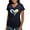 Navy, variant on CafePress - Love Ukraine Heart T Shirt - Women's V-Neck Dark T-Shirt
