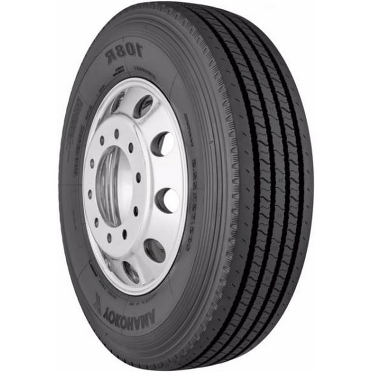 Yokohama 108R Drive Steer Truck Commercial Tire, 11R24.5 149