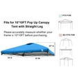 thumbnail image 2 of Canopy Top UNICAMPER, 10 x 10 pies, impermeable con rejilla de ventilación, azul, 2 of 7